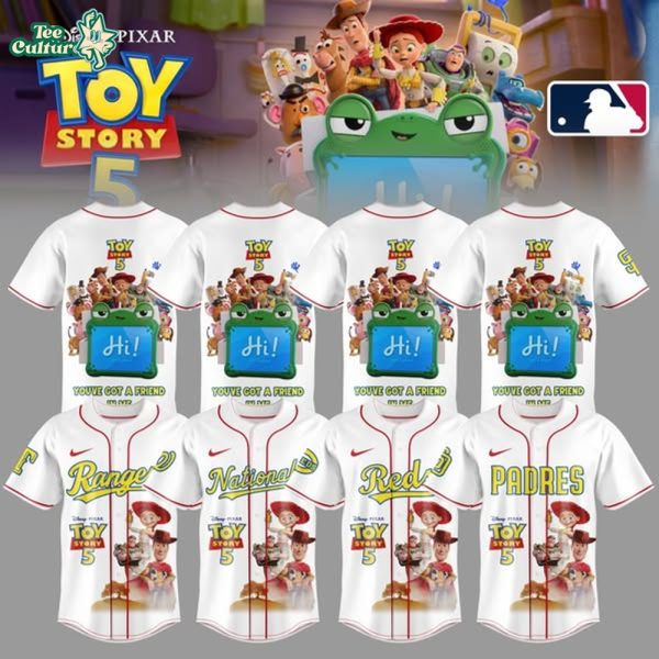 All Team MLB x TOY STORY 5 You Got A Friend In Me Jersey Limited Edition
