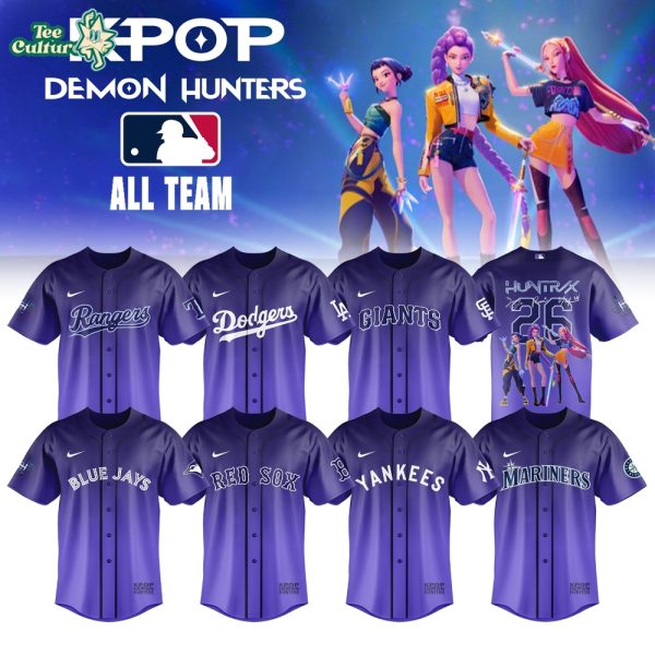 All Teams MLB X Kpop Demon Hunters 2026 Limited Edition Jersey