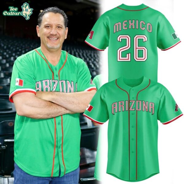 Arizona Diamondbacks Mexican Heritage Day 2026 Limited Edition Baseball Jersey