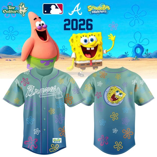 Atlanta Braves 2026 Spongebob Night Jersey