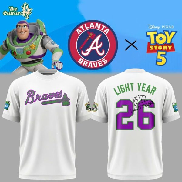 Atlanta Braves x Toy Story 5 Buzz Lightyear Special Shirt