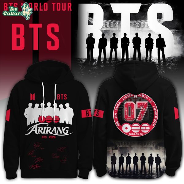 BTS x Arirang World Tour 2026 Limited Edition Hoodie