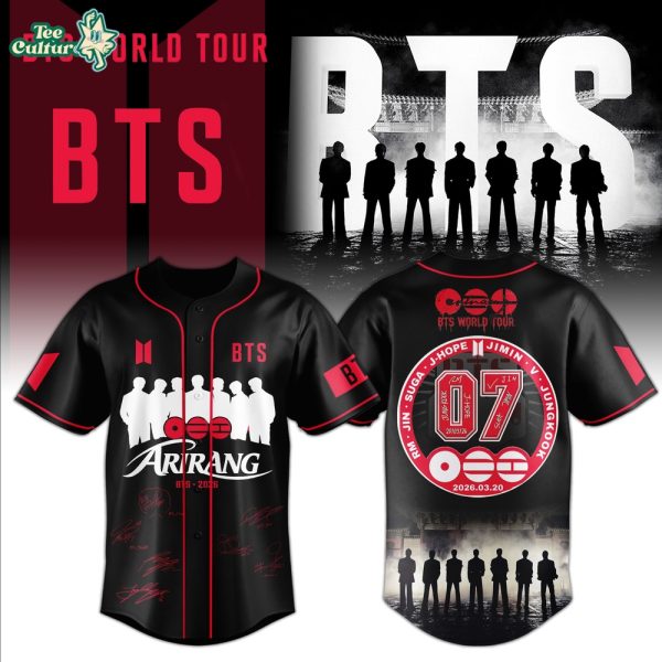 BTS x Arirang World Tour 2026 Limited Edition Jersey
