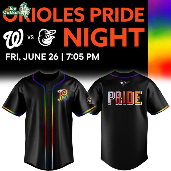 Baltimore Orioles Pride Night 2026 Jersey
