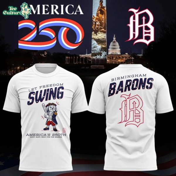 Birmingham Barons 2026 250th Anniversary of America's Shirt