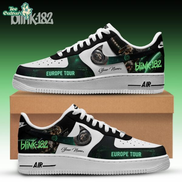 Blink-182 Europe Tour 2026 Custom Low Top Sneakers