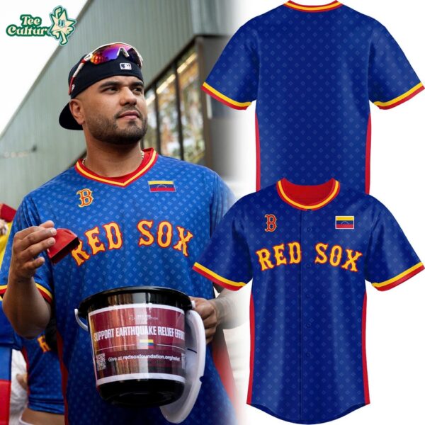 Boston Red Sox Venezuelan Heritage Night Limited Edition Baseball Jersey
