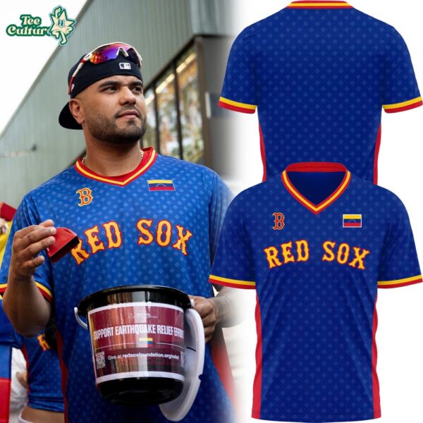 Boston Red Sox Venezuelan Heritage Night Limited Edition Baseball Jersey