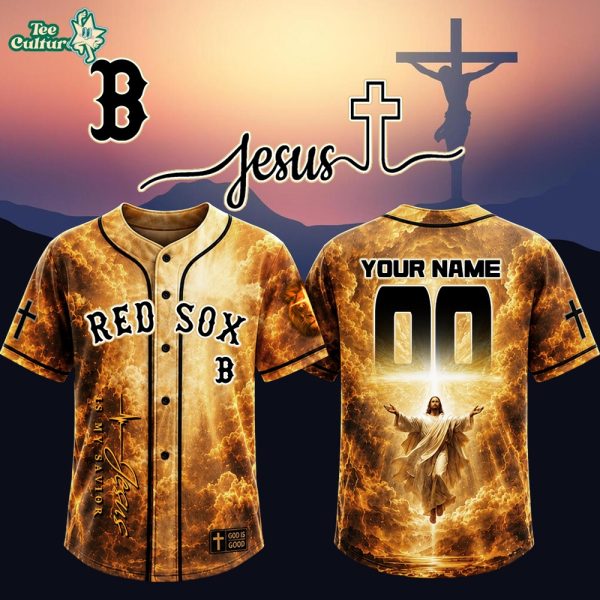 Boston Red Sox x Jesus Faith Ver 2 Personalized Special Edition Jersey - 3D Baseball Jersey