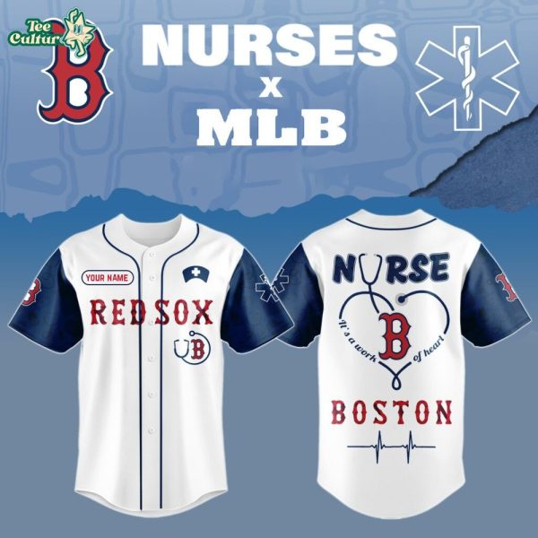Boston Red Sox x Nurse Appreciation Personalized Special Edition Jersey - 3D Baseball Jersey