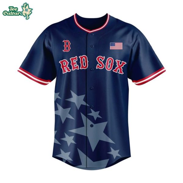 Boston Red Sox x USA Soccer Special Edition Baseball Jersey by Teesculture.com