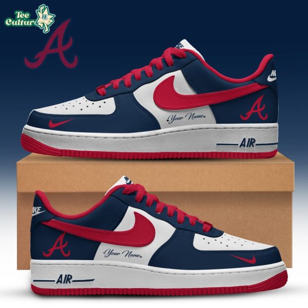 Braves Edition Nike Air Force 1 Low Custom For Fans