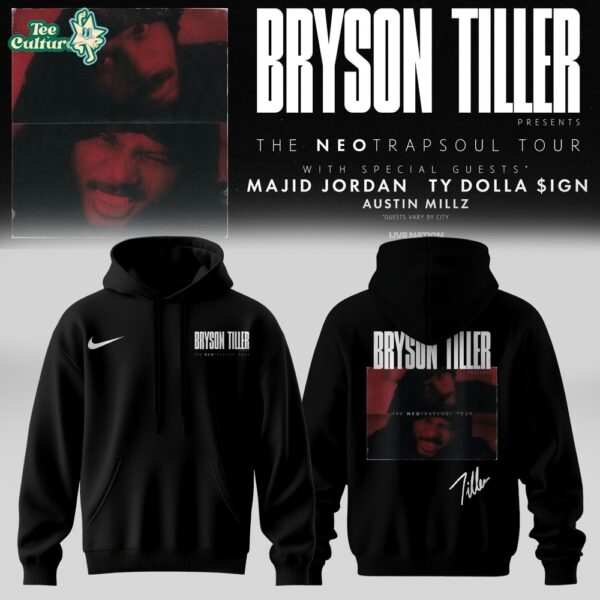 Bryson Tiller The Neo Trapsoul Tour Signature Hoodie by Teesculture.com