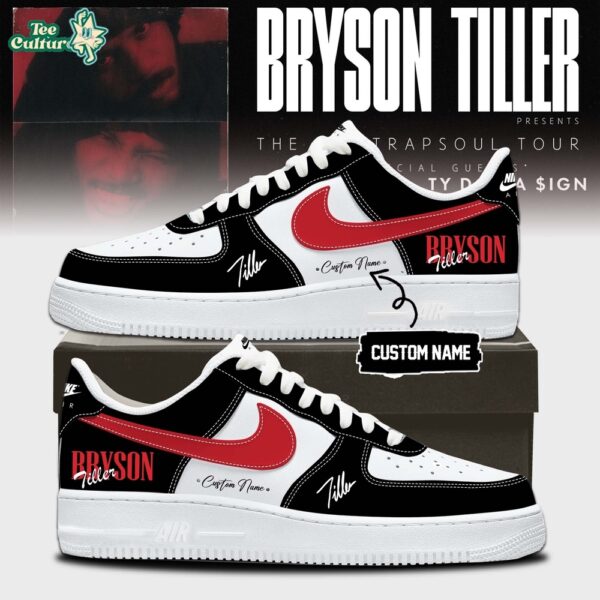 Bryson Tiller ”The Neo Trapsoul Tour” Signature - Shoes AF1 V2