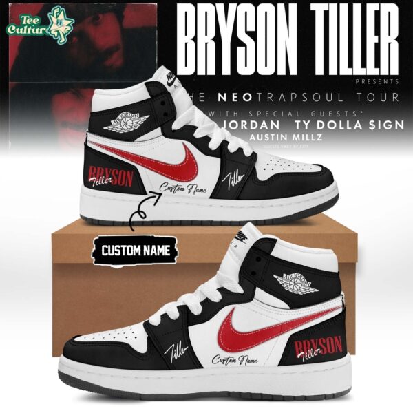 Bryson Tiller ”The Neo Trapsoul Tour” Signature - Shoes AJ1 V2