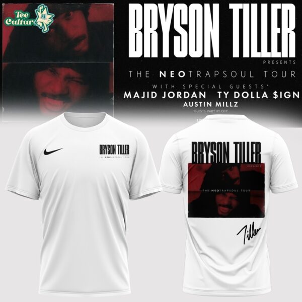 Bryson Tiller The Neo Trapsoul Tour Signature Tshirt by Teesculture.com