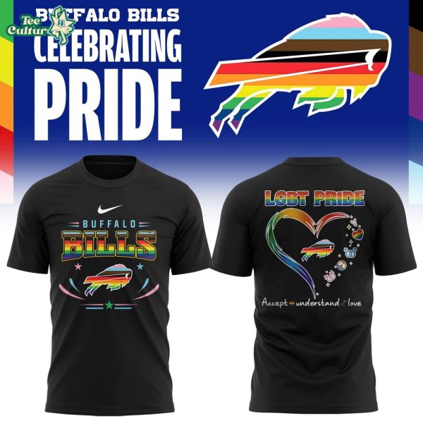 Buffalo Bills x LGBT Pride Month 2026 Accept Understand Love T-shirt