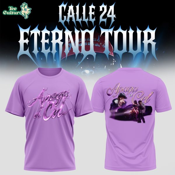 Calle 24 Eterno Tour 2026 Purple Tee