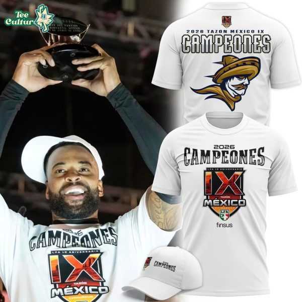 Caudillos de Chihuahua Campeones del Tazón México IX 2026 Playera Conmemo Tshirt