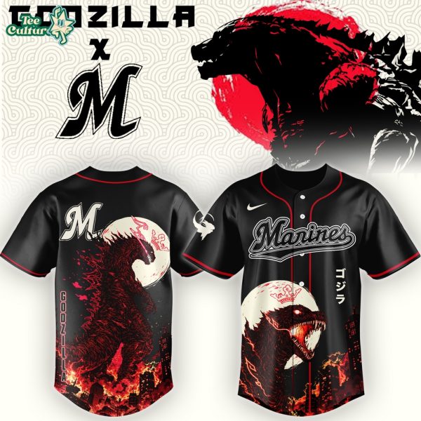 Chiba Lotte Marines Special Godzilla Minus Zero Limited Edition Jersey
