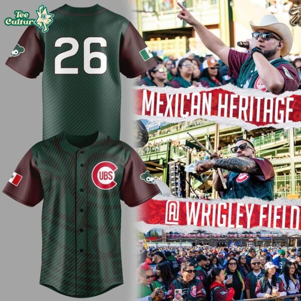 Chicago Cubs Mexican Heritage Day 2026 Limited Edition Baseball Jersey