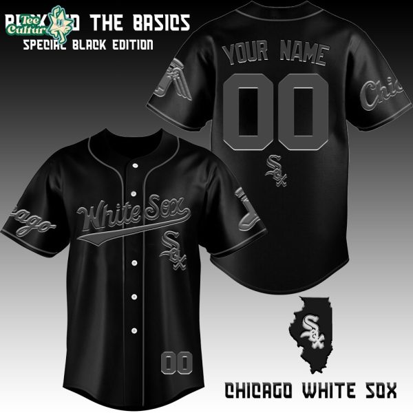Chicago White Sox x Blackout Special Edition Personalized Jersey - 3D Baseball Jersey
