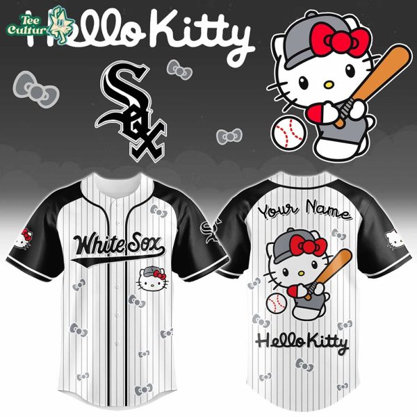 Chicago White Sox x Hello Kitty Personalized Special Edition Jersey - 3D Baseball Jersey