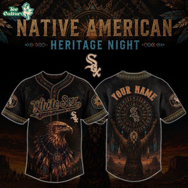 Chicago White Sox x Native American Heritage Night Personalized Baseball Jersey - 3D Baseball Jersey