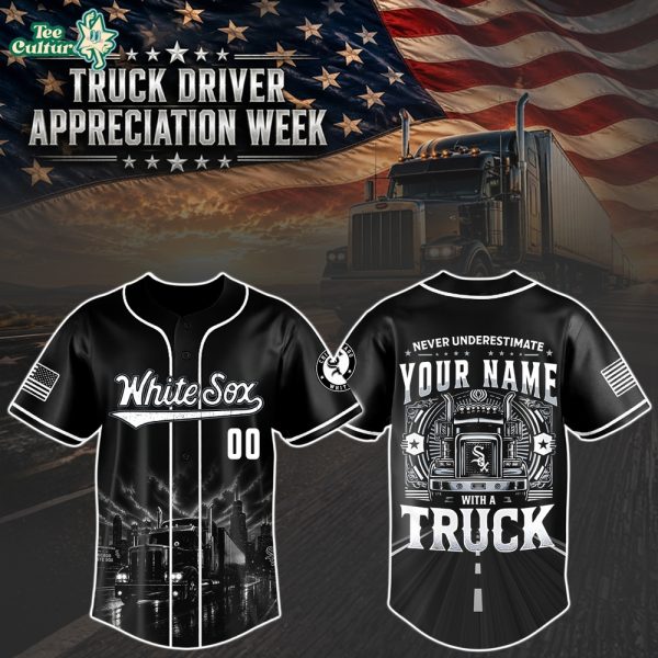 Chicago White Sox x Truck Driver Appreciation Week Personalized Special Edition Jersey - 3D Baseball Jersey