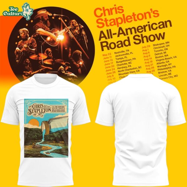 Chris Stapleton All-American Road Show Charlotte NC 2026 Concert 2D T-Shirt