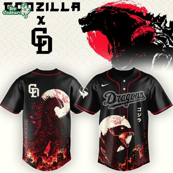 Chunichi Dragons Special Godzilla Minus Zero Limited Edition Jersey