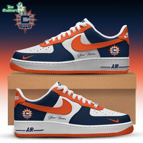 Connecticut Sun WNBA Edition Nike Air Force 1 Low Custom For Fans