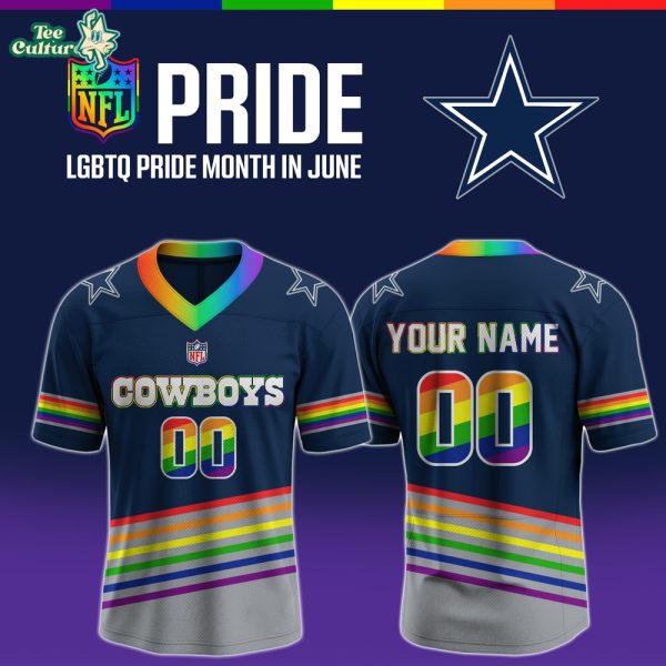 Dallas Cowboys x LGBT Pride Month In June Limited Edition Football Jersey