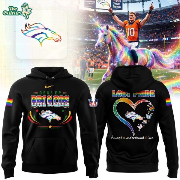 Denver Broncos 2026 Pride Hoodie by Teesculture.com