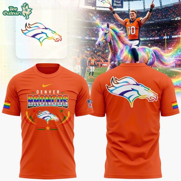 Denver Broncos 2026 Pride Orange T-shirt