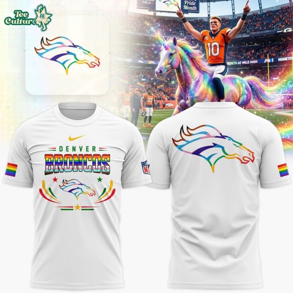 Denver Broncos 2026 Pride Orange Tshirt by Teesculture.com