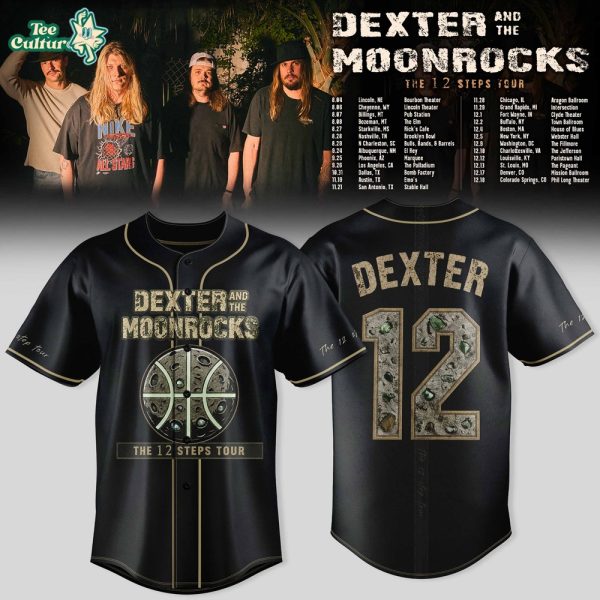 Dexter & The Moonrock The 12 Step Tour 2026 Jersey V2