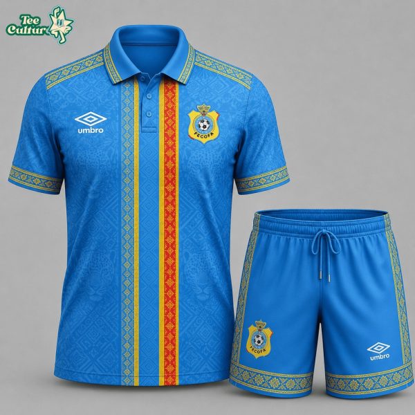 Dr Congo Premium FIFA World Cup 2026 Culture Polo Shorts Set