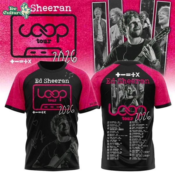 Ed Sheeran - Loop Tour 2026 Limited Edition Tshirt