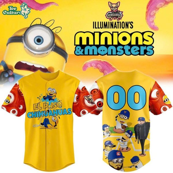 El Paso Chihuahuas x Minions & Monster Custom Jersey