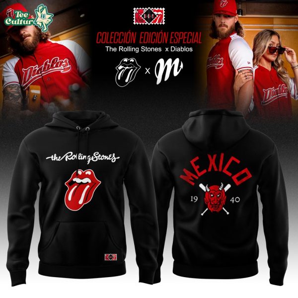 Era Diablos Rojos del México x The Rolling Stones Limited Edition Hoodie