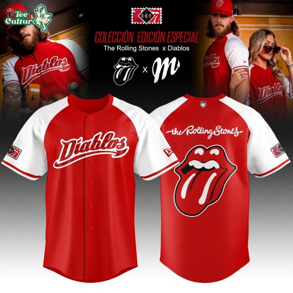 Era Diablos Rojos del México x The Rolling Stones Limited Edition Jersey