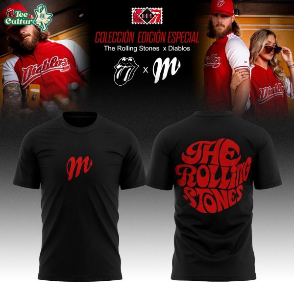 Era Diablos Rojos del México x The Rolling Stones Limited Edition T-Shirt
