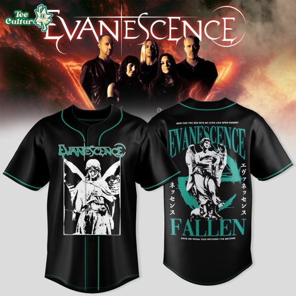 Evanescence 2026 World Tour Sanctuary Exclusive Baseball Jersey