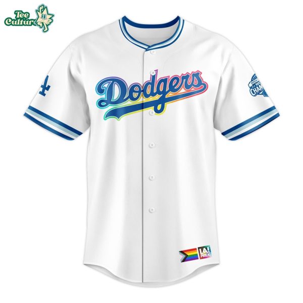 Exclusive Los Angeles Dodgers 2026 LGBTQ Pride Night Jersey by Teesculture.com
