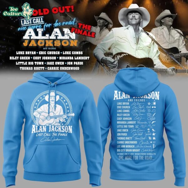 Exclusive Version 2026 Alan Jackson "Last Call... The Finale" Hoodie