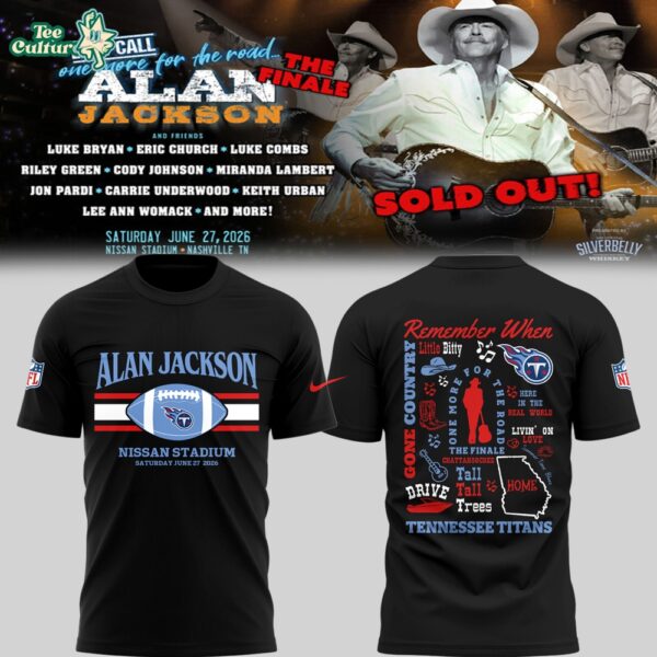 Exclusive Version Alan Jackson “Last Call… The Finale” 2026 Tshirt