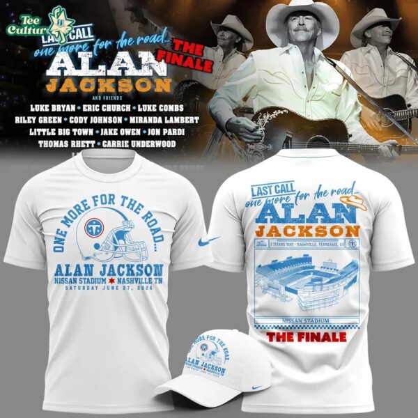 Exclusive Version Alan Jackson "Last Call... The Finale" Tshirt V2
