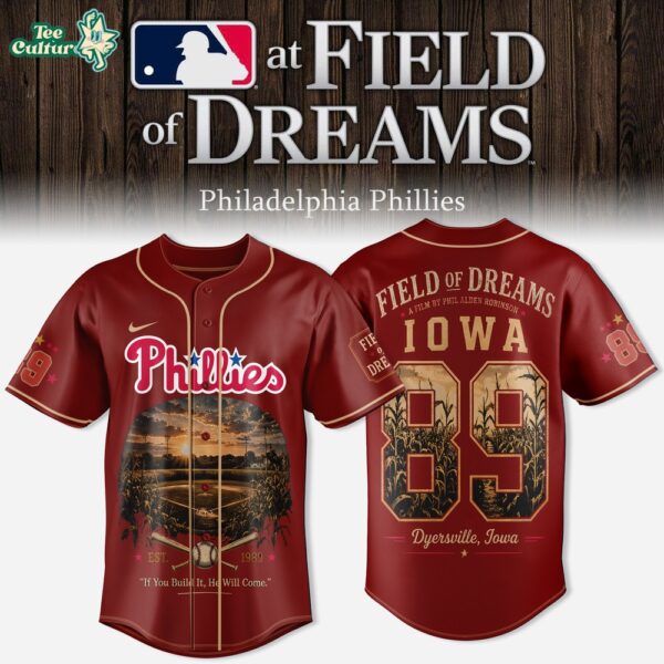 Field Of Dreams x Philadelphia Phillies Baseball Jersey