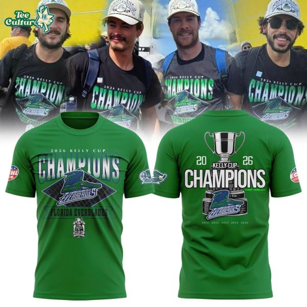 Florida Everblades 2026 Kelly Cup Champions T-Shirt